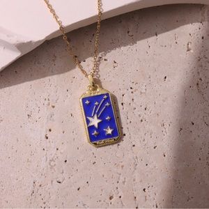 TAROT SHOOTING STAR PENDANT NECKLACE